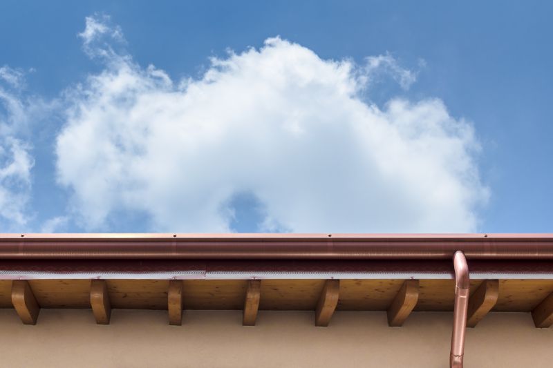 Commercial Copper Gutters Installation