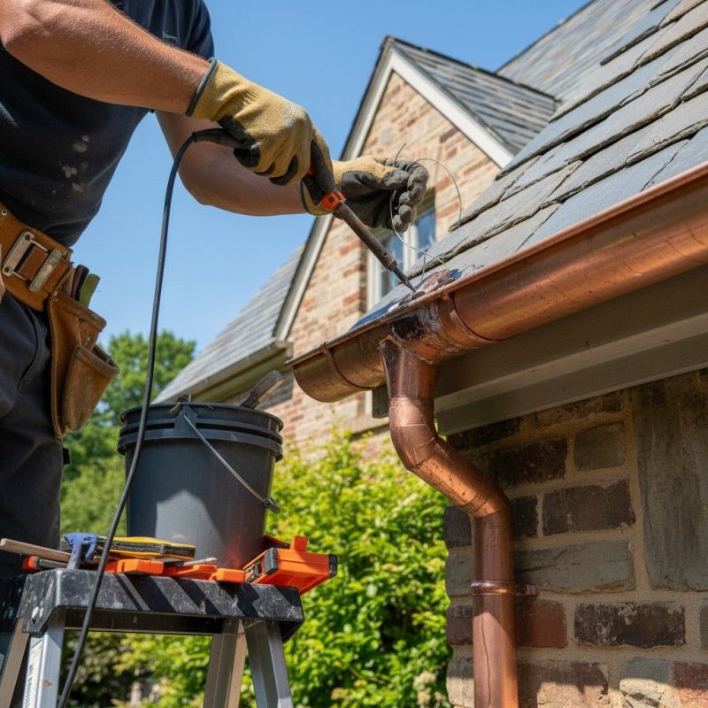 Commercial Copper Gutters Repair