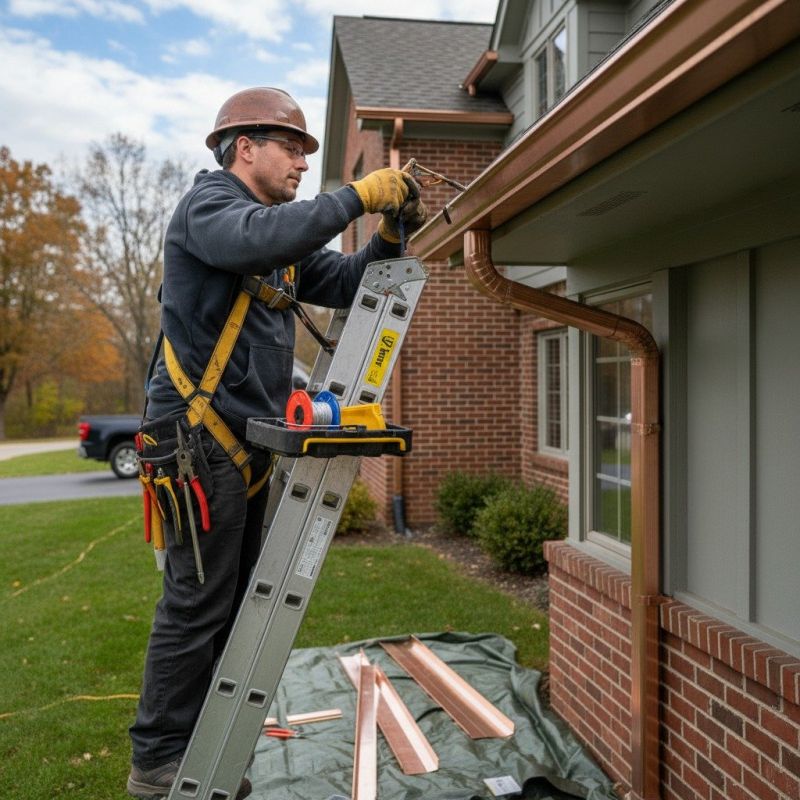 Commercial Copper Gutters Repair