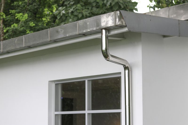 Commercial Galvanized Gutters Installation