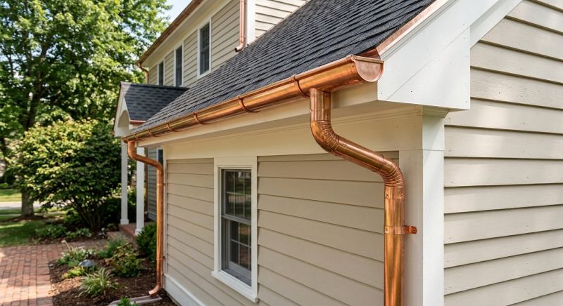 Copper Gutters Replacement