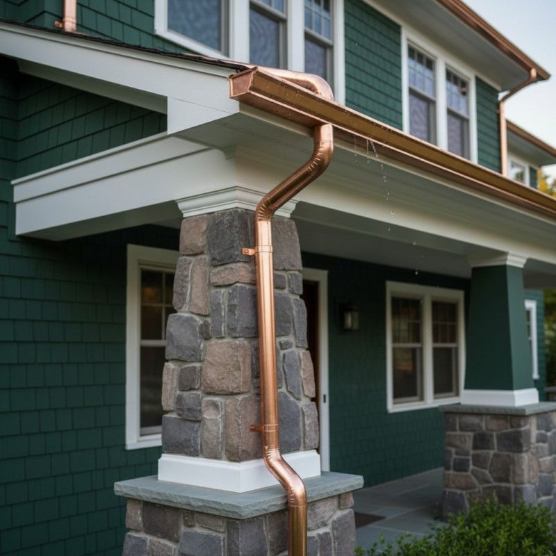 Copper Gutters Replacement