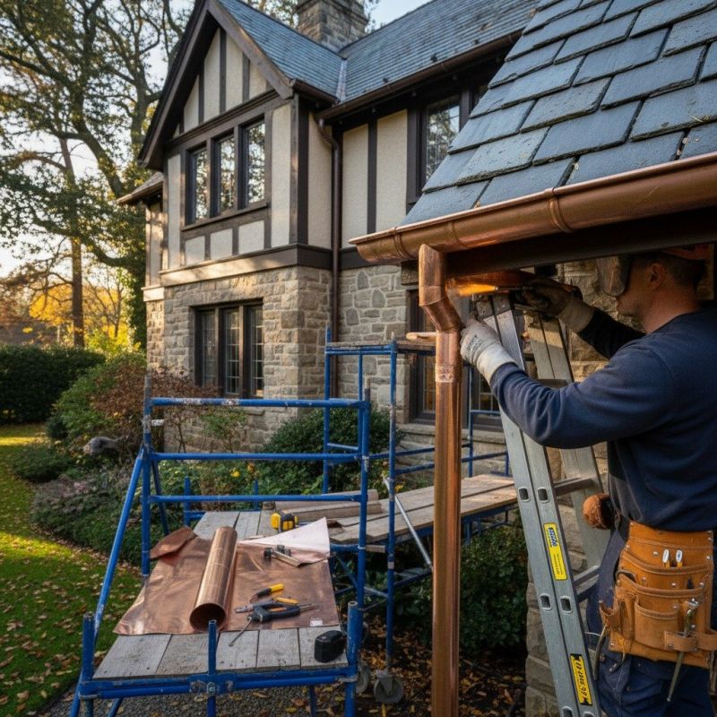 Copper Gutters Replacement