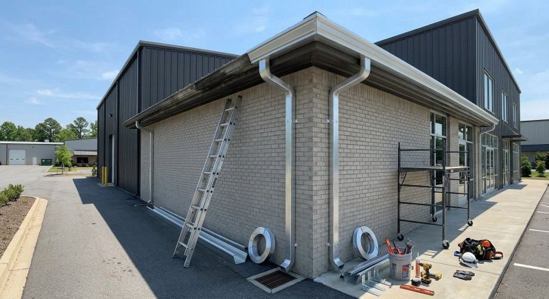 Metal Gutters Installation