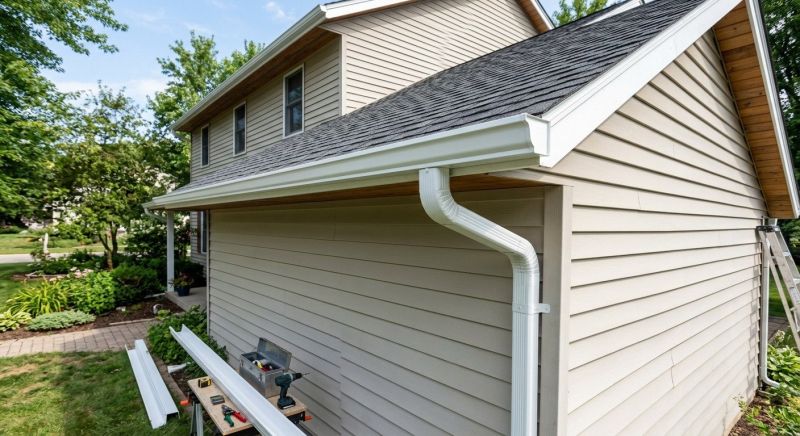 Seamless Metal Gutters Installation