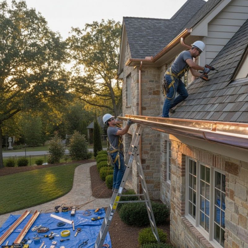 Copper Gutter Design Considerations for Commercial Buildings