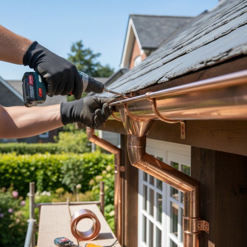 Benefits of Copper Gutters for Residential Homes