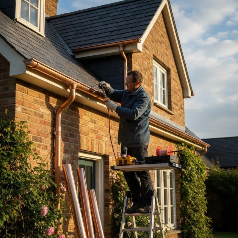 Copper Gutters Replacement